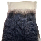 Kinky Straight 4x4 Transparent Lace Human Hair Closure - Private Label