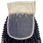 Afro Kinky Curly 4x4 Transparent Lace Human Hair Closure - Private Label