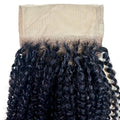 Afro Kinky Curly 4x4 Transparent Lace Human Hair Closure - Private Label