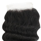 Deep Wave 4x4 Transparent Lace Human Hair Closure - Private Label