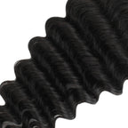 Deep Wave 4x4 Transparent Lace Human Hair Closure - Private Label