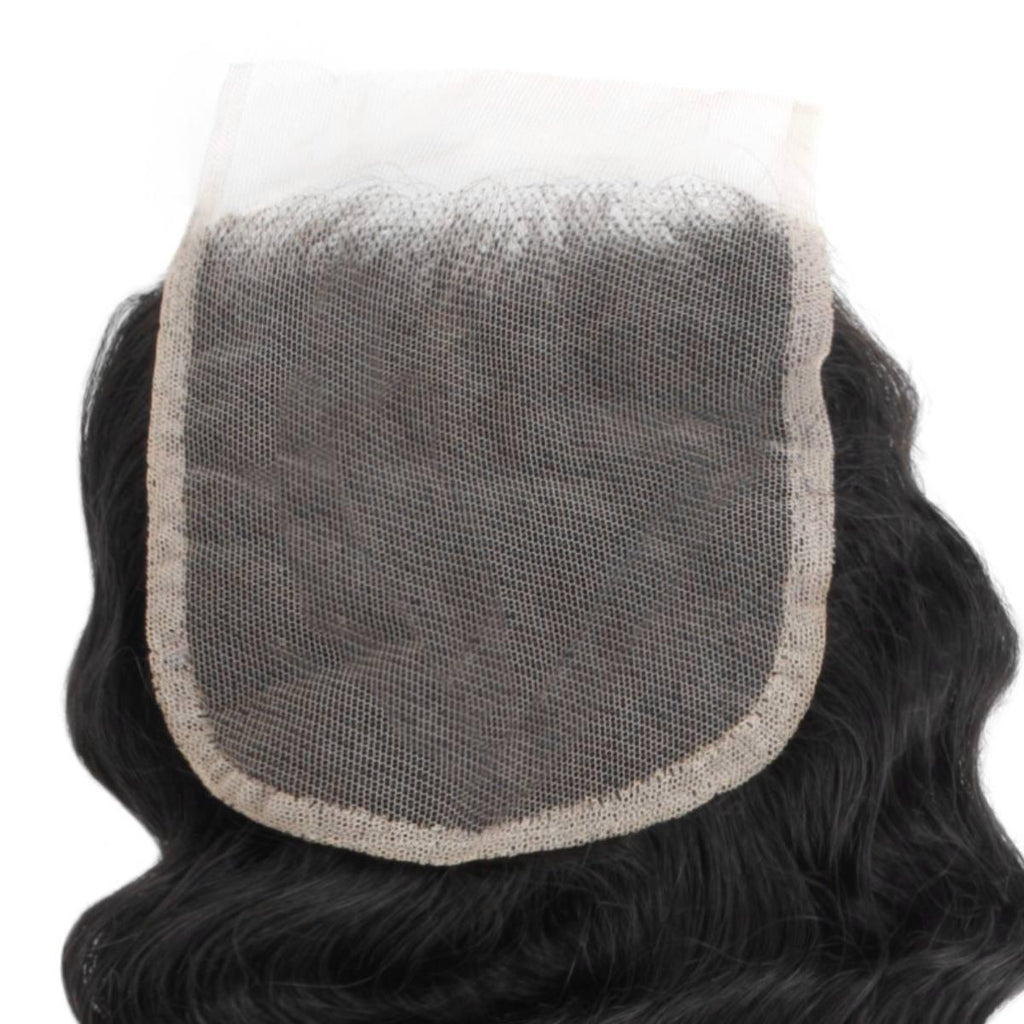 Deep Wave 4x4 Transparent Lace Human Hair Closure - Private Label