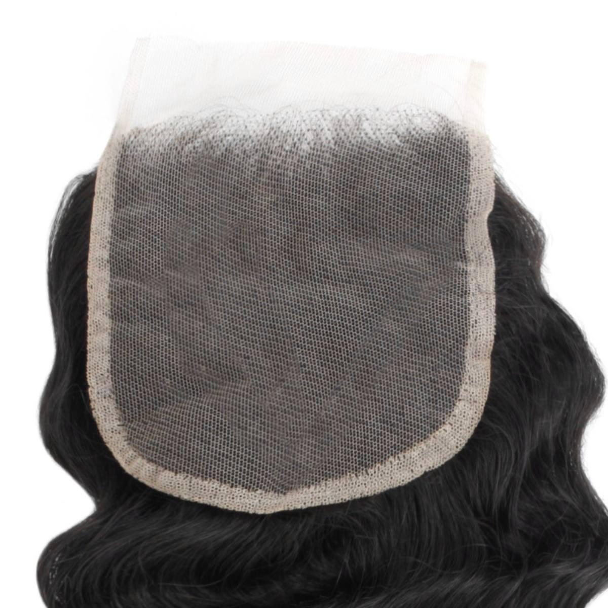 Deep Wave 4x4 Transparent Lace Human Hair Closure - Private Label
