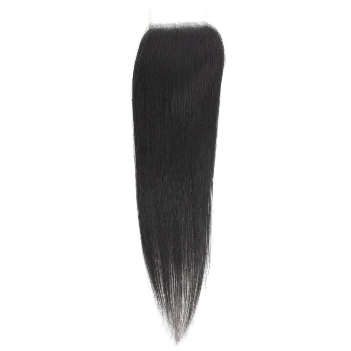 Brazilian Silky Straight 4x4 Transparent Lace Human Hair Closure - Private Label