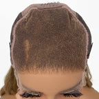 Honey Blonde Ombre Wavy 5x5 HD Lace 100% Human Hair Closure Wig - Private Label