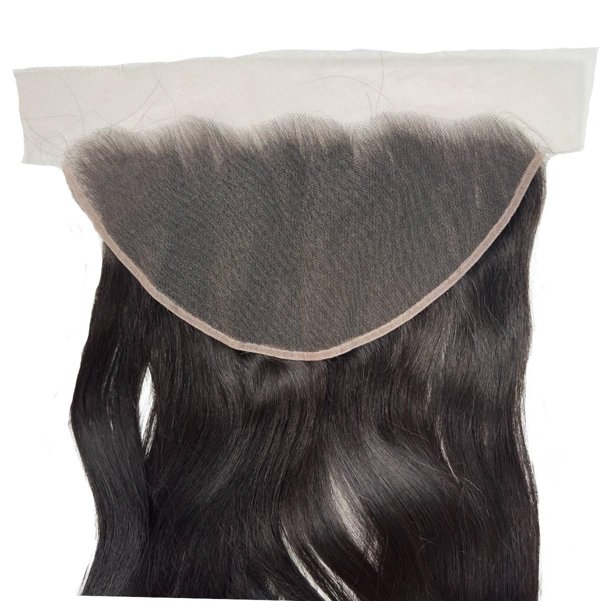45" Raw Straight 13x6 HD Lace Human Hair Frontal - Private Label