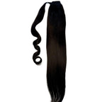 Natural Black 100% Human Hair Ponytail Extension - Private Label