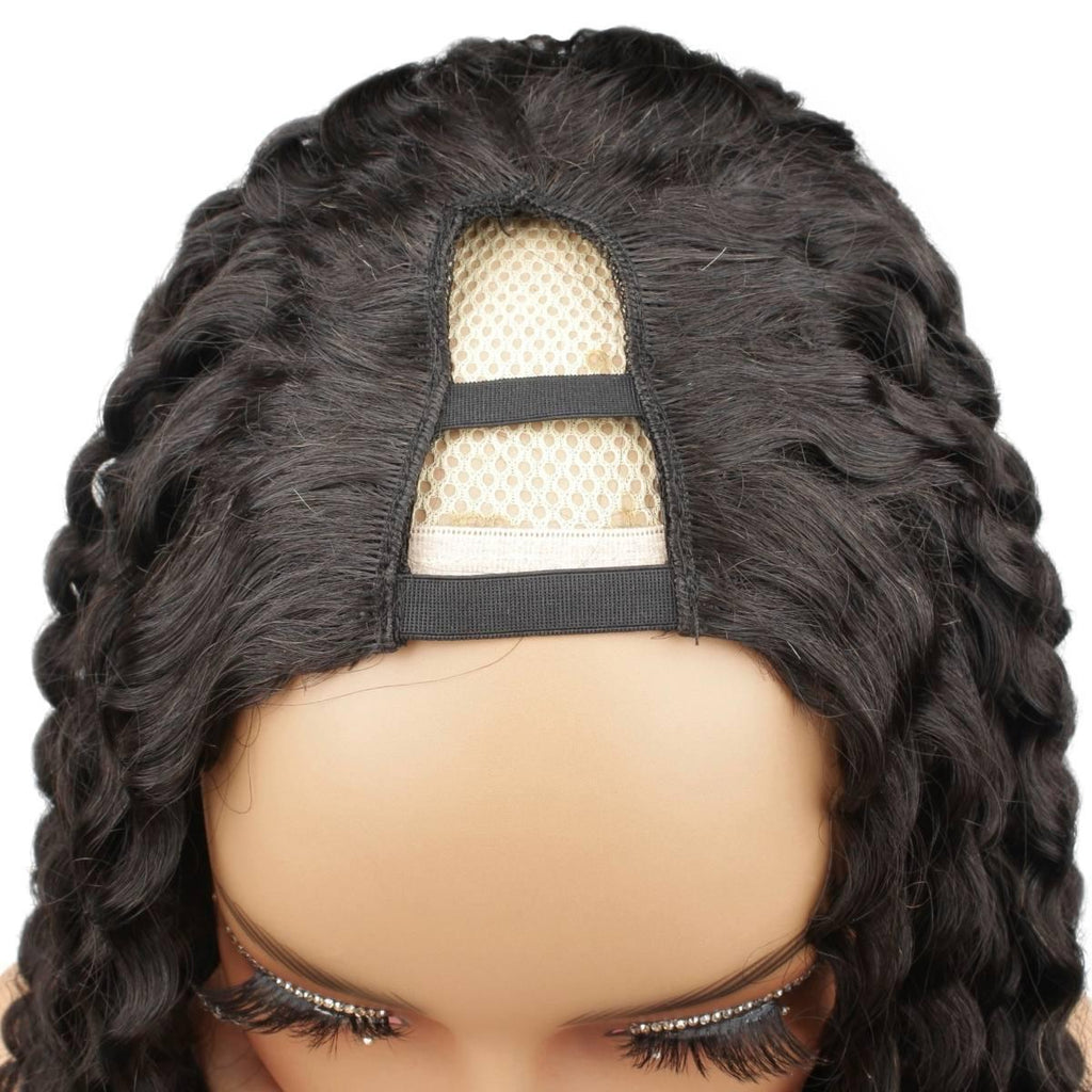Tight Curl V Part 100% Human Hair Wig - Private Label