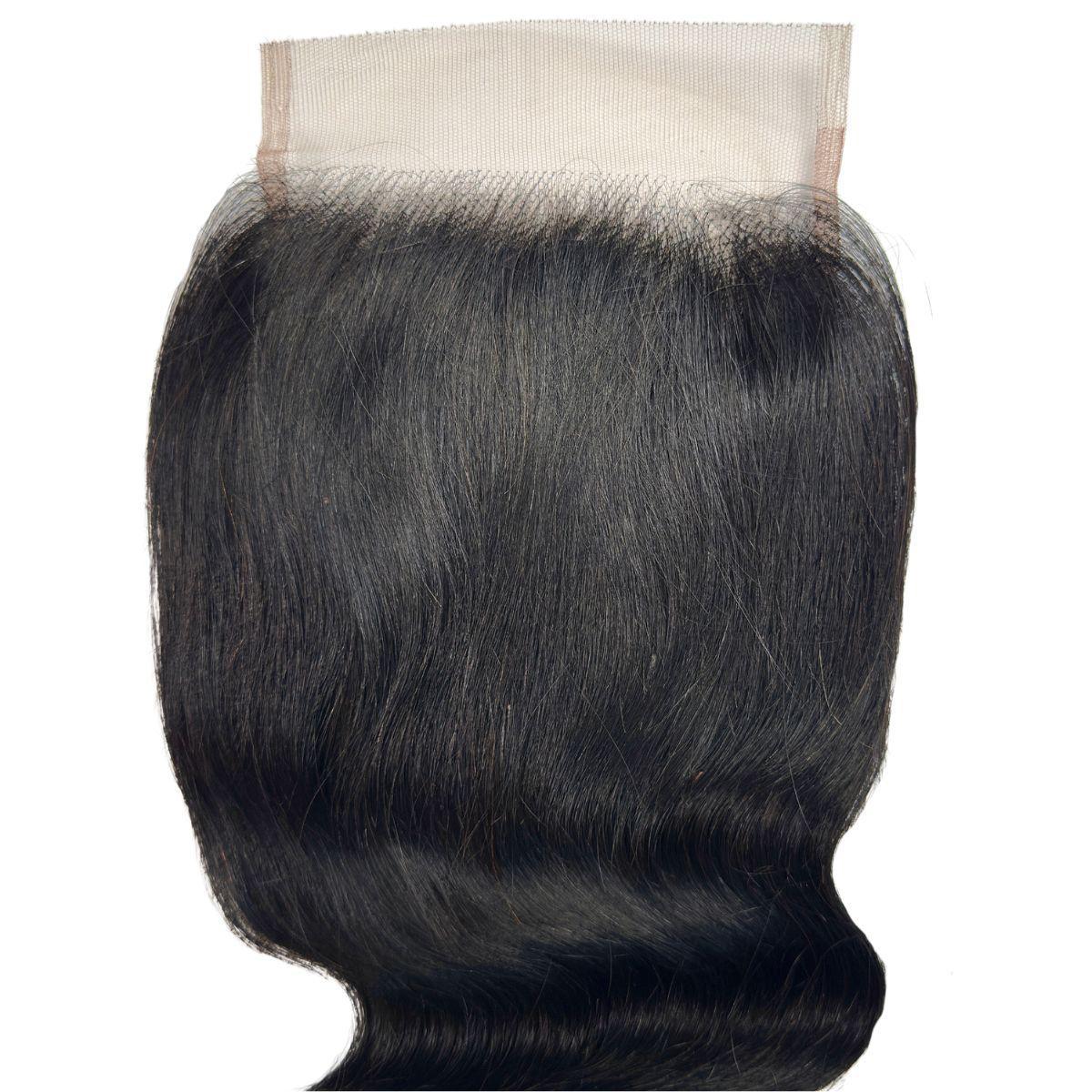Jet Black Body Wave 5x5 HD Lace Human Hair Closure - Private Label