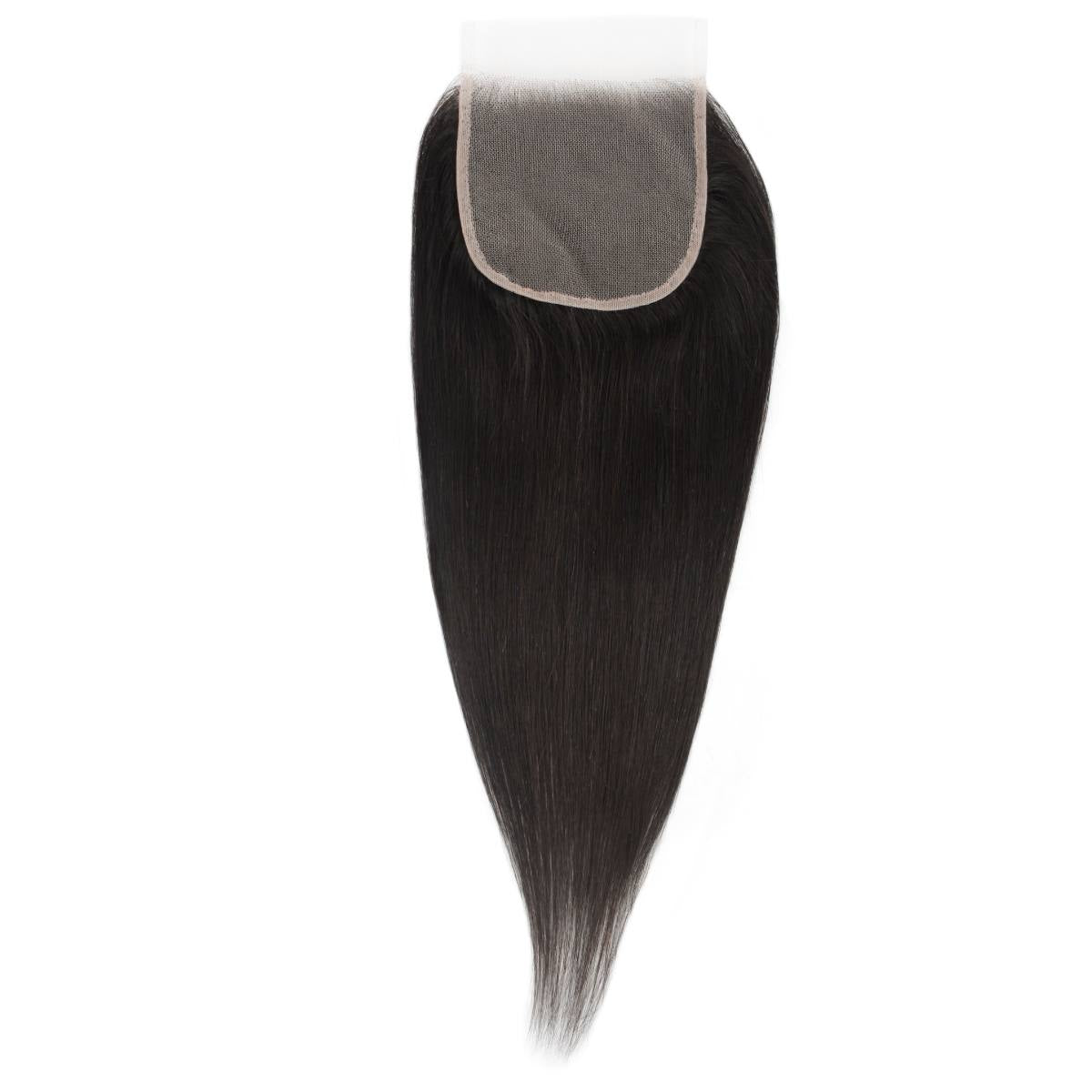 Straight 5x5 Transparent Lace Human Hair Closure - Private Label