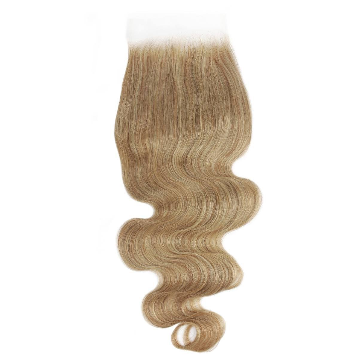 Honey Blonde Body Wave 5x5 HD Lace Human Hair Closure - Private Label