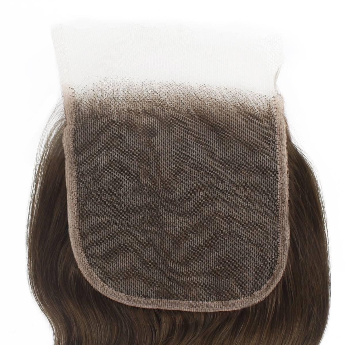 Medium Brown Body Wave 5x5 HD Lace Human Hair Closure - Private Label