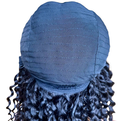 Water Wave 4x4 Transparent Closure Human Hair Wig SALE