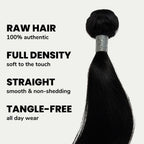 60" Raw Straight 100% Human Hair Bundle - Private Label