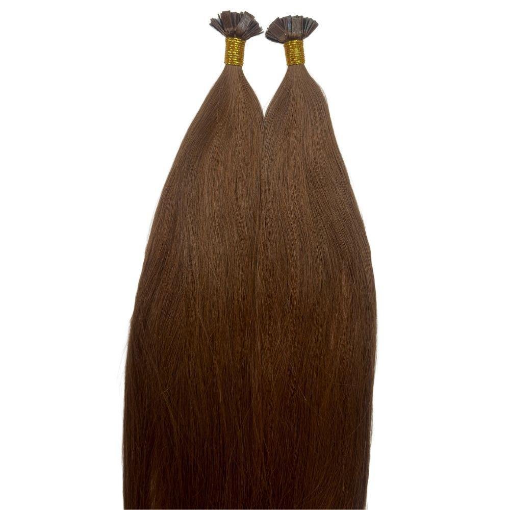 Medium Brown Straight Flat - Tip - Private Label