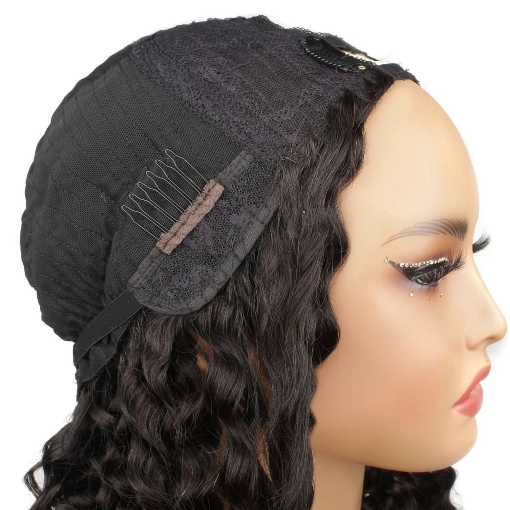 Italian Curl V Part 100% Human Hair Wig - Private Label