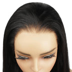 Jet Black Straight 13x4 HD Lace Front Wig - Private Label