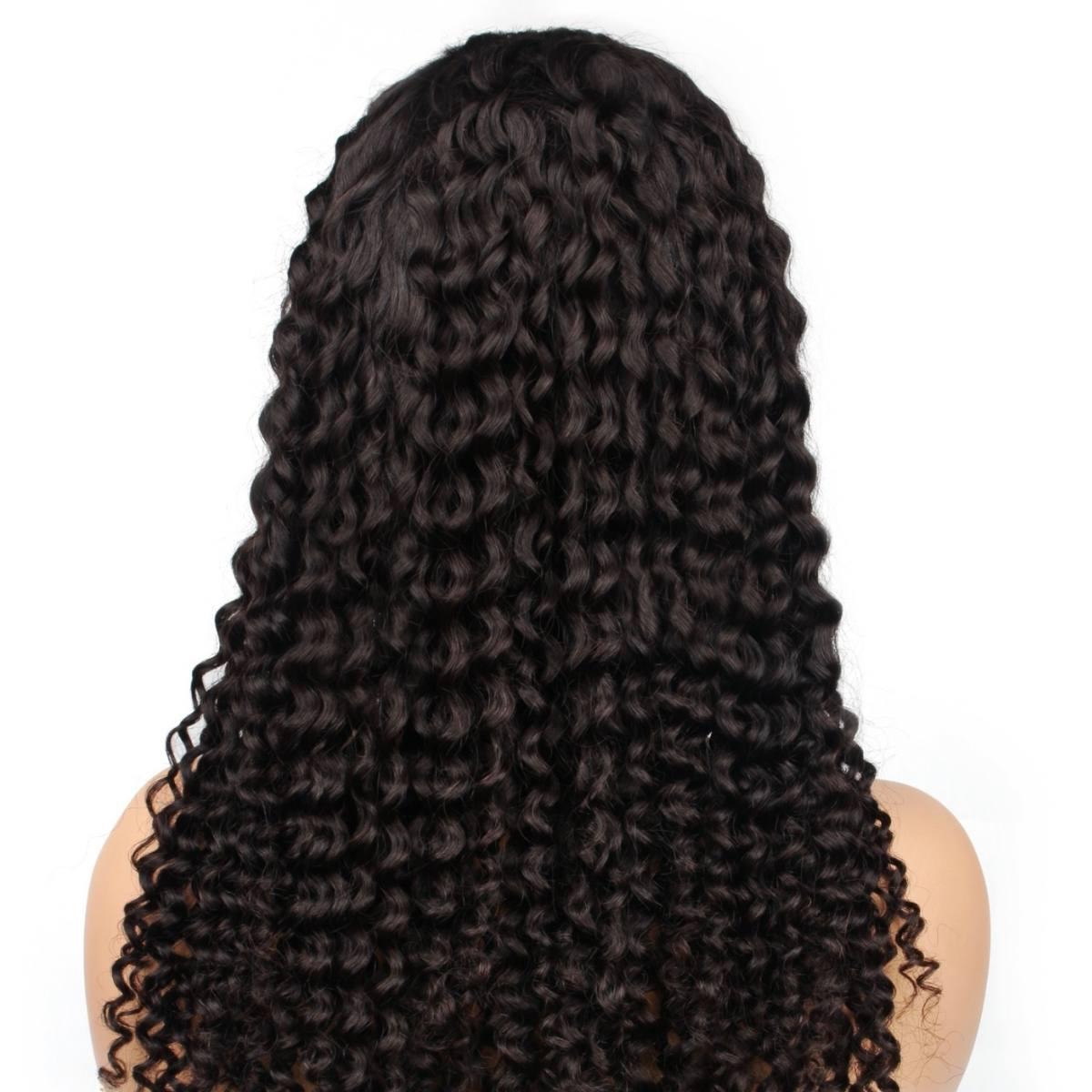 Deep Curl V Part 100% Human Hair Wig