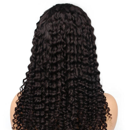 Deep Curl V Part 100% Human Hair Wig