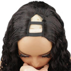 Messy Curl V Part 100% Human Hair Wig - Private Label