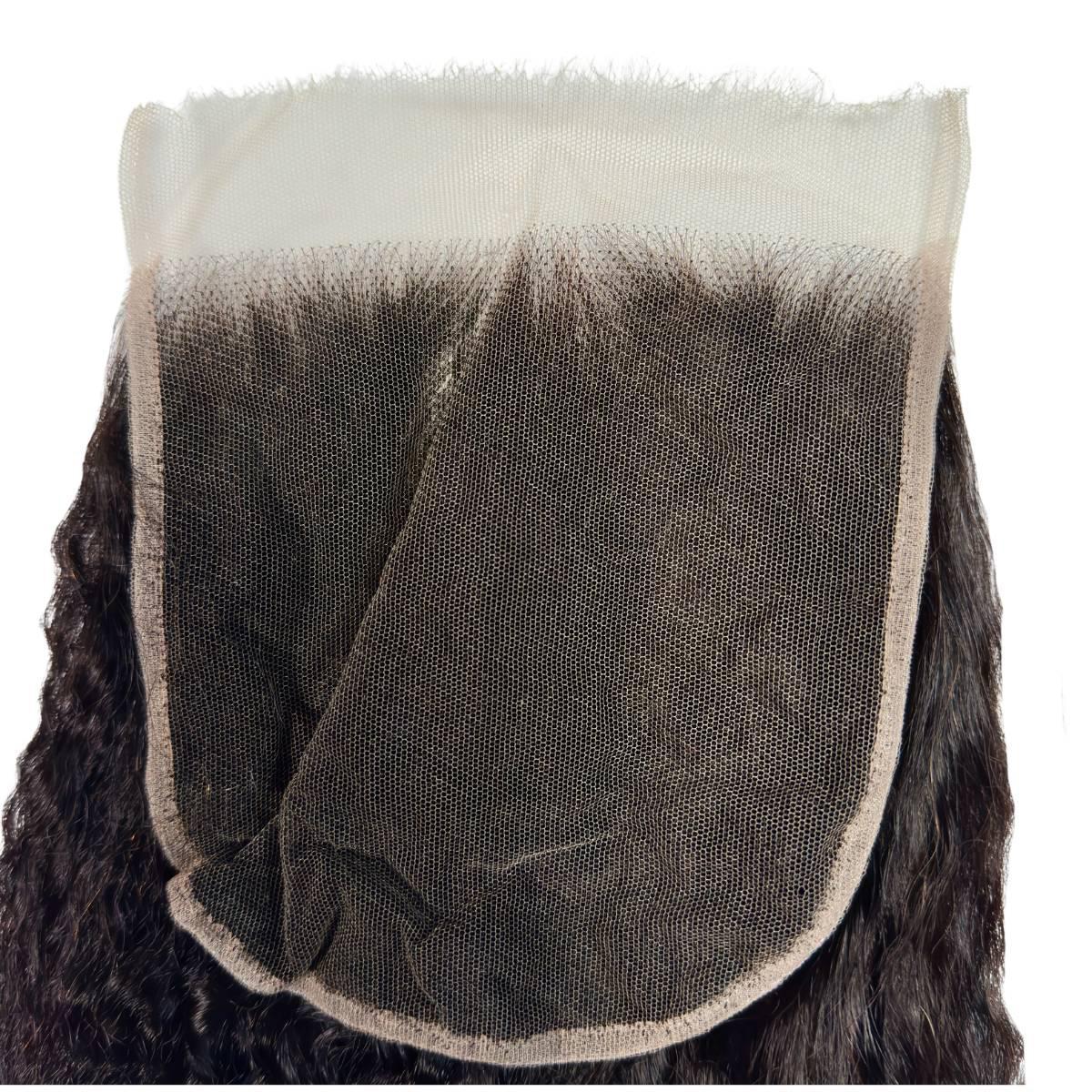 Kinky Straight 6x6 HD Lace Human Hair Closure - Private Label