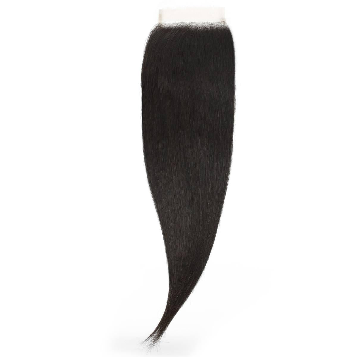 Brazilian Straight 4x4 HD Lace 100% Human Hair Closure - Private Label