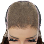 Brown Balayage Wavy 5x5 HD Lace Closure 100% Human Hair Bob Wig - Private Label