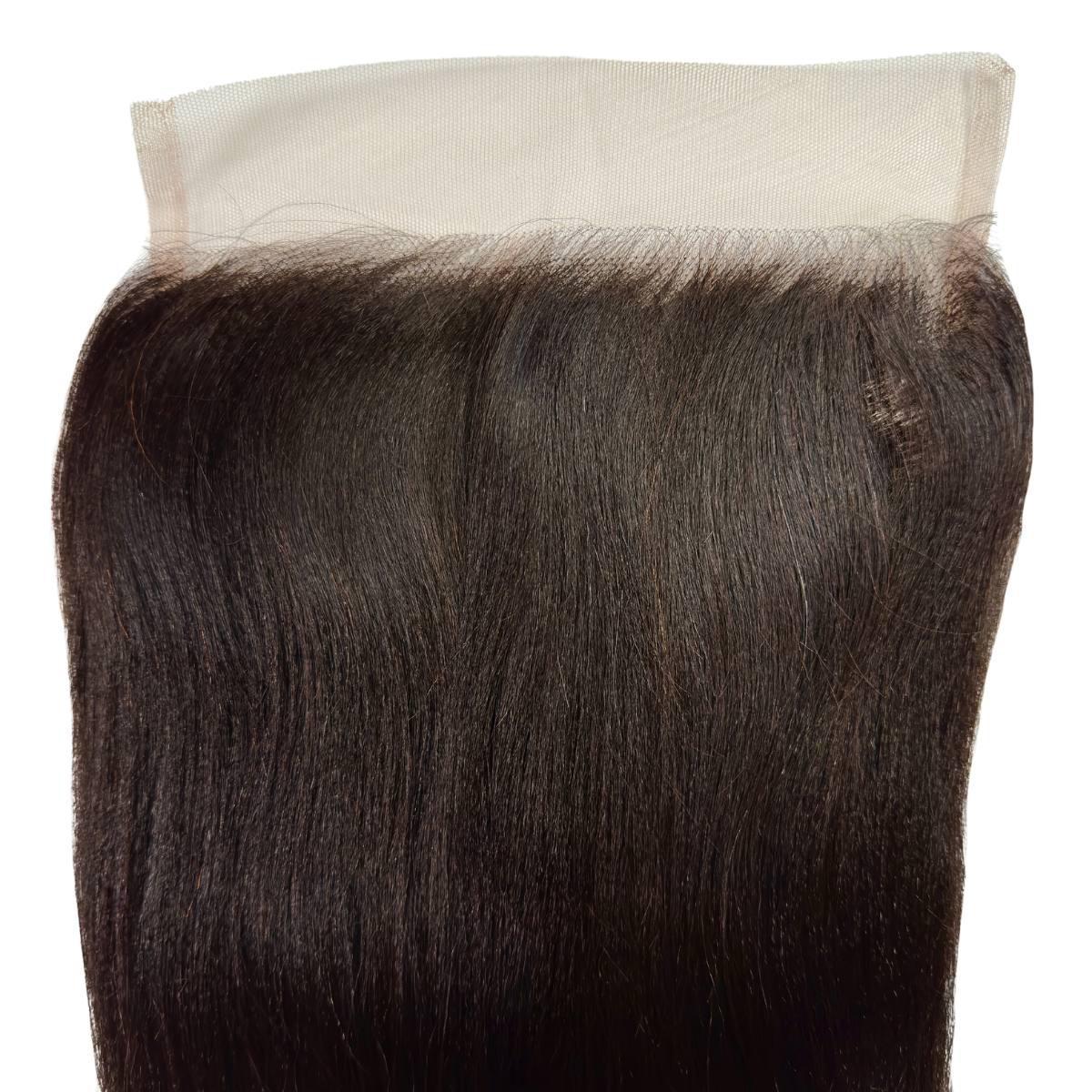 Yaki Straight 7x7 HD Lace Human Hair Closure - Private Label