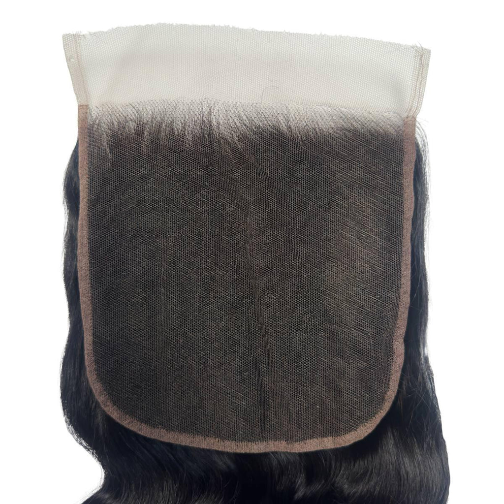Jet Black Body Wave 7x7 HD Lace Human Hair Closure - Private Label