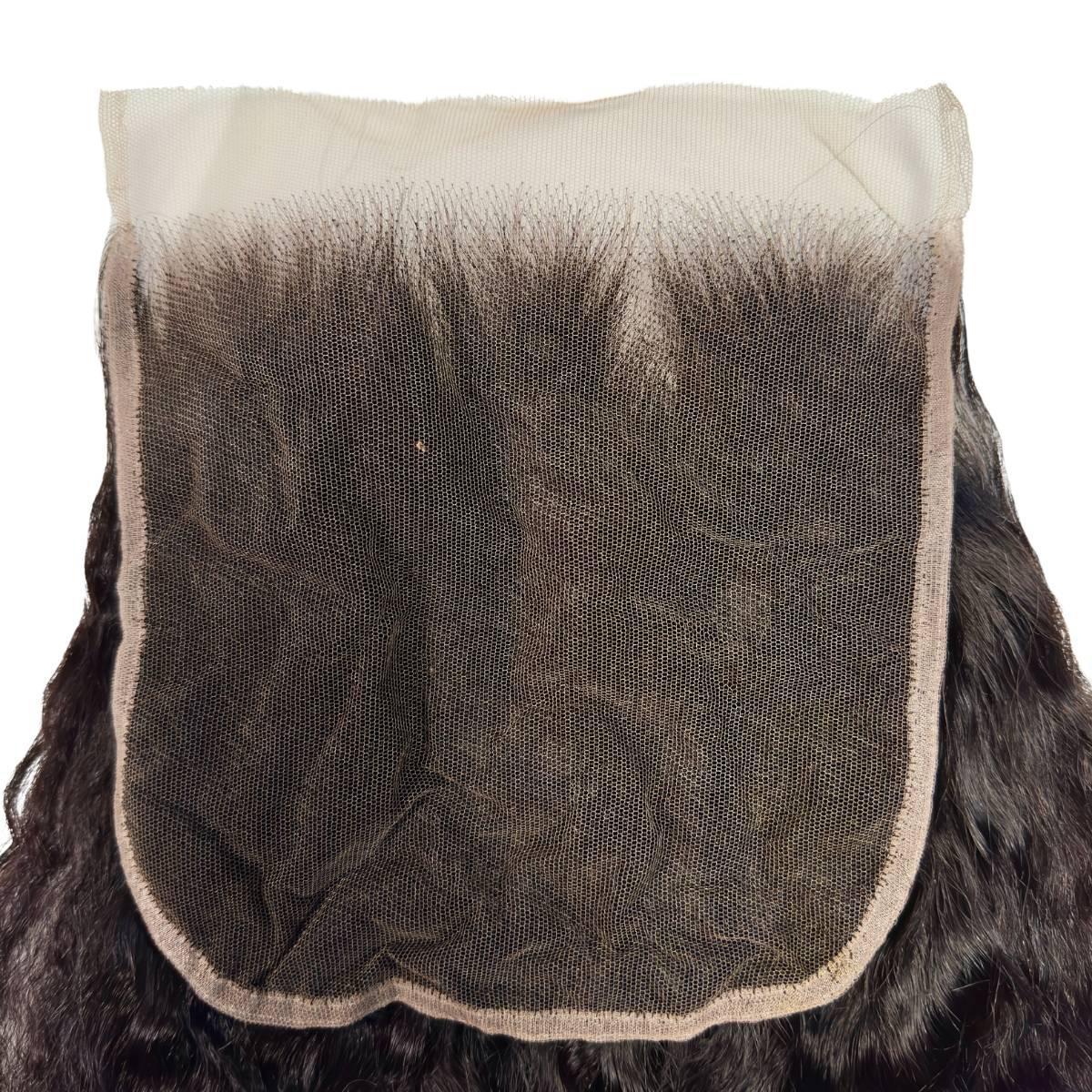 Kinky Straight 7x7 HD Lace Human Hair Closure - Private Label