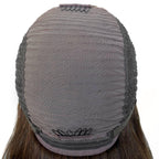 Brown Balayage Wavy 5x5 HD Lace Closure 100% Human Hair Bob Wig - Private Label