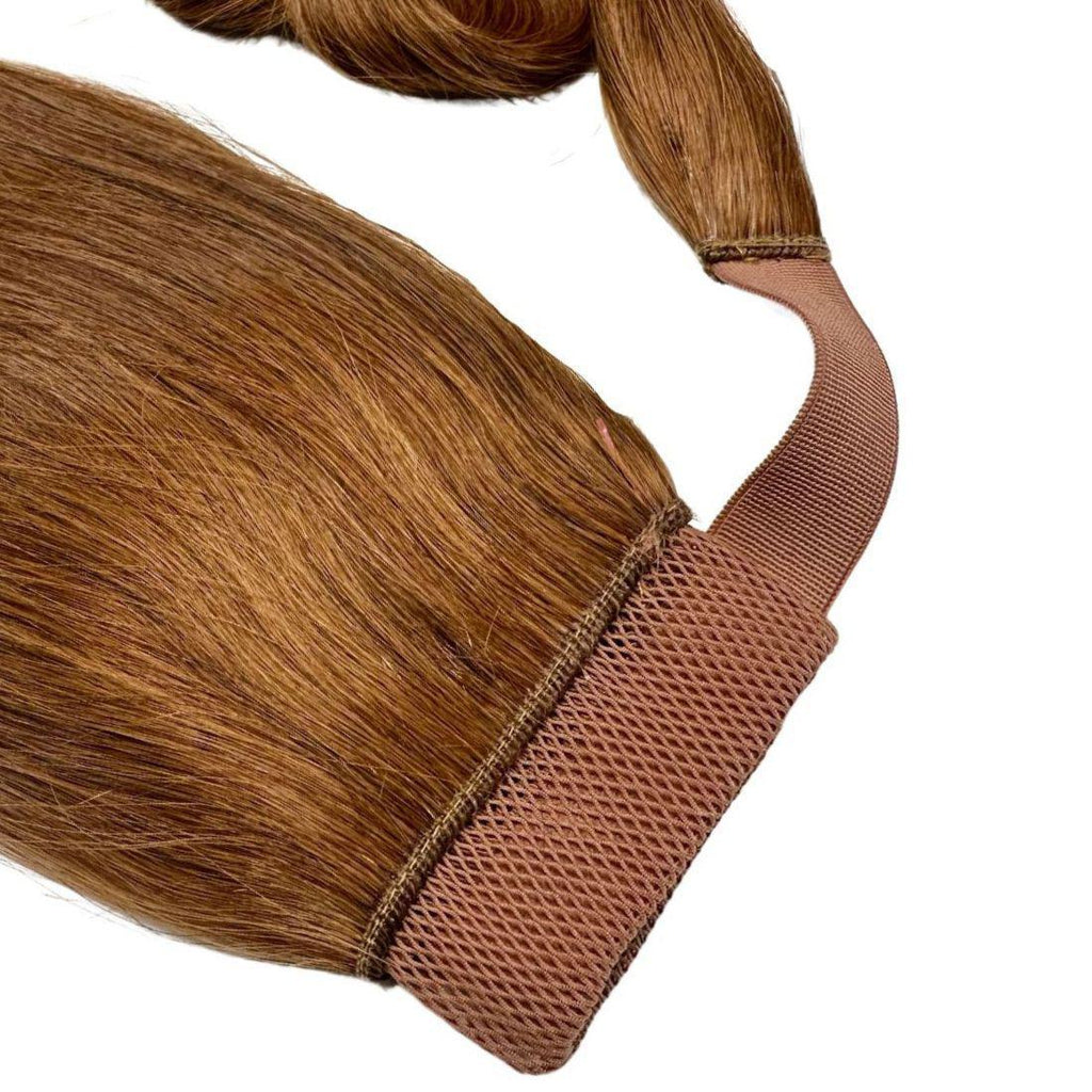 Auburn 100% Human Hair Ponytail Extension - Private Label