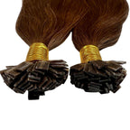 Dark Brown Straight Flat - Tip - Private Label