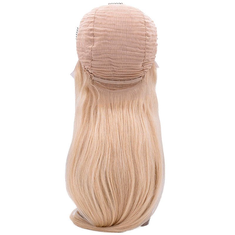 Brazilian Blonde Straight 13x4 Transparent Lace Front Human Hair Wig SALE - Private Label