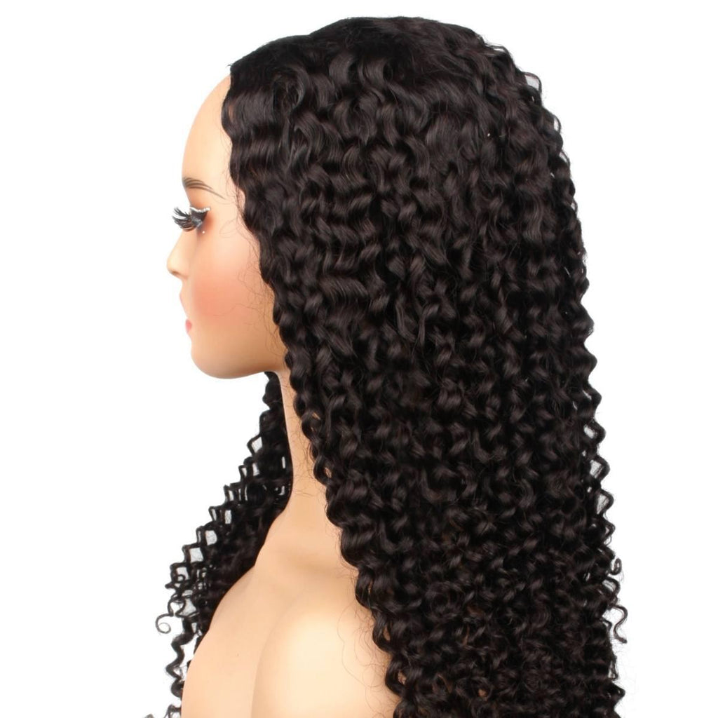 Tight Curl V Part 100% Human Hair Wig - Private Label