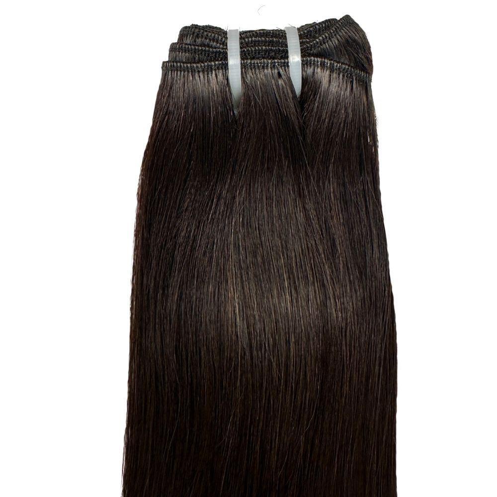 Raw Natural Black Straight 100% Human Hair Bundles - Private Label