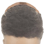 Natural Black Transparent Full Lace 100% Human Hair Afro Wig - Private Label