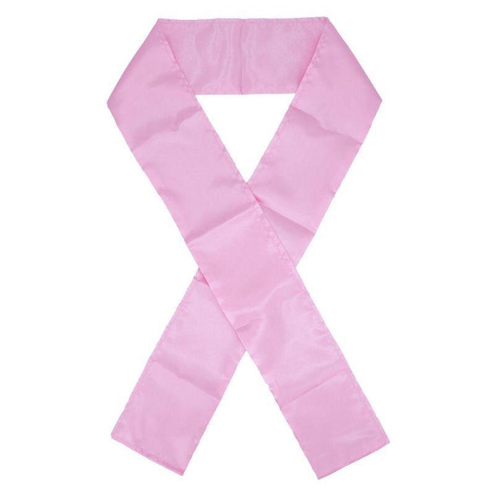 light pink silk edge scarf