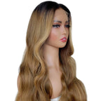Raw Dark Blonde Balayage Wavy 5x5 HD Closure Wig - Private Label