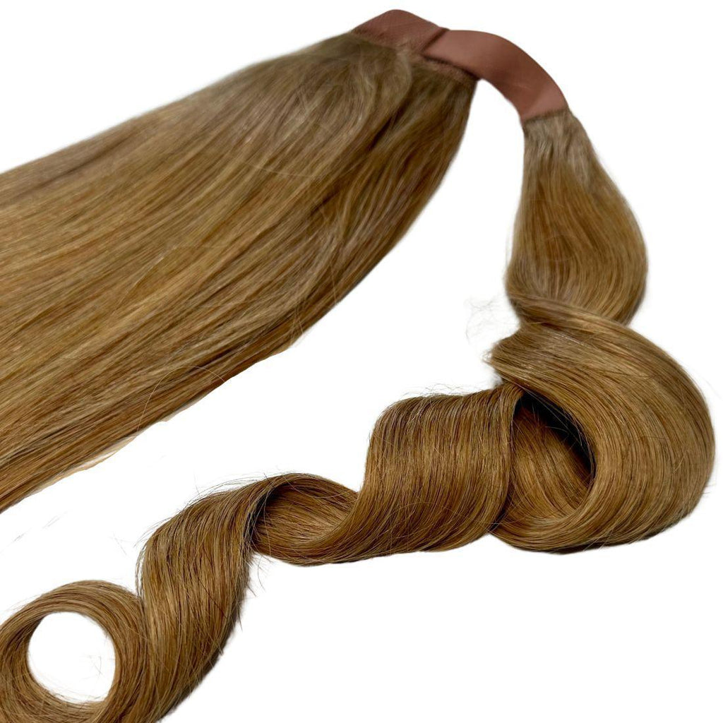 Honey Blonde 100% Human Hair Ponytail Extension - Private Label