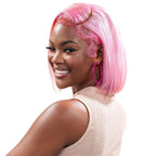 Cotton Candy 13x4 Transparent Lace Front 100% Human Hair Bob Wig - Private Label