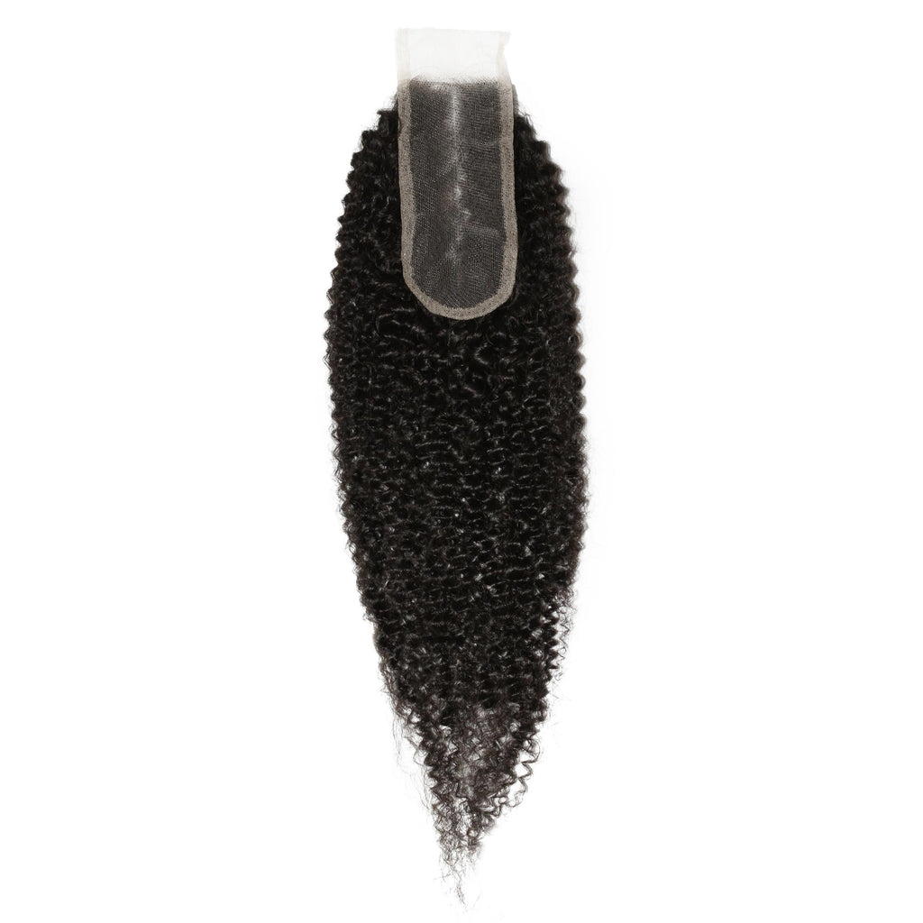 Afro Kinky 2x6 Transparent Lace Human Hair Closure - Private Label