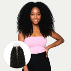 Afro Kinky 2x6 Transparent Lace Human Hair Closure - Private Label
