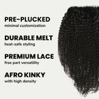 Afro Kinky 7x7 HD Lace Human Hair Closure - Private Label