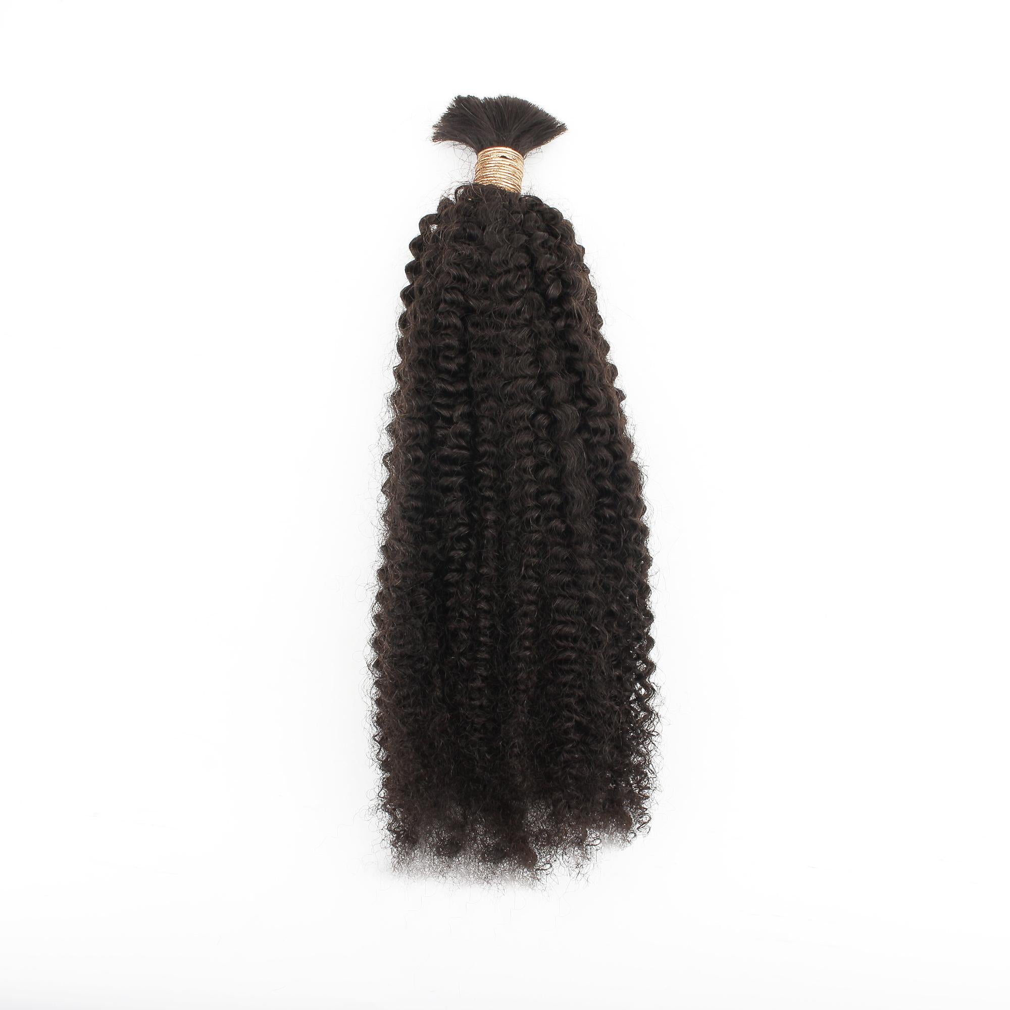 Afro Kinky Bulk 100% Human Braiding Hair - Private Label