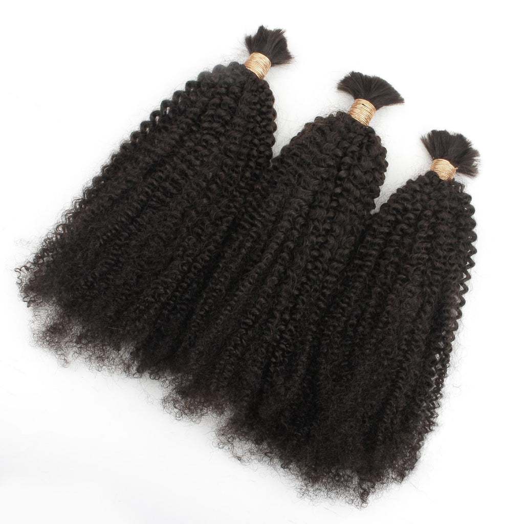 Afro Kinky Bulk 100% Human Braiding Hair - Private Label