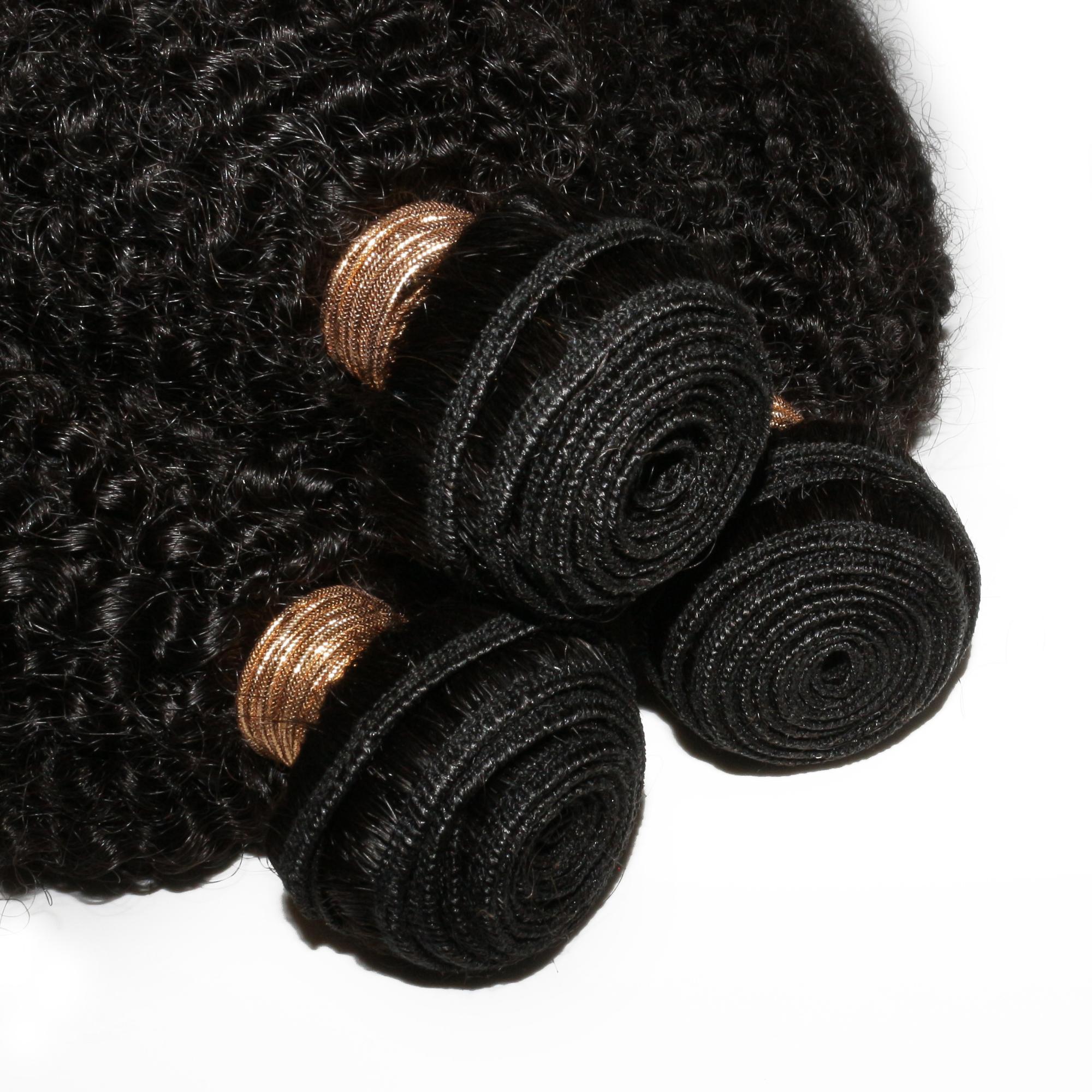 Afro Kinky Curly 100% Human Hair Bundle Deals - Private Label