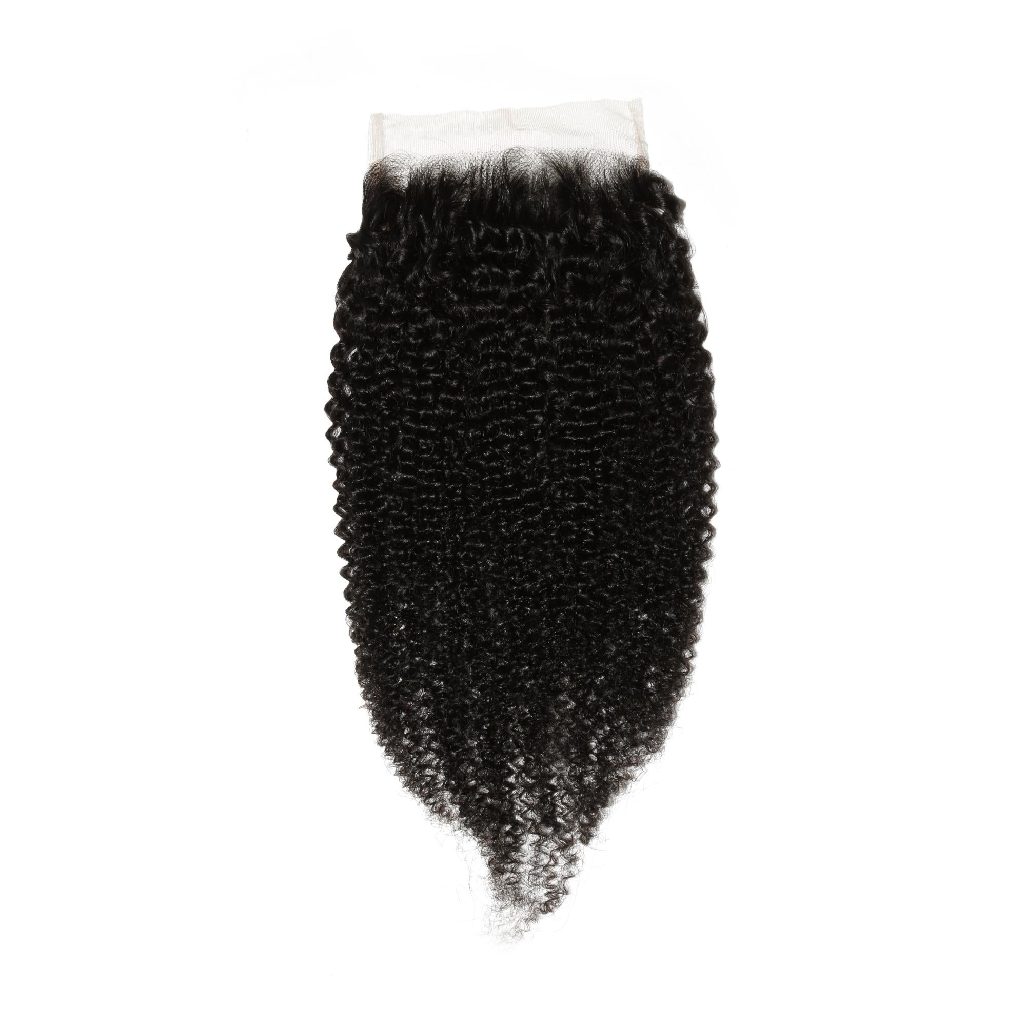 Afro Kinky Curly 5x5 HD Lace 100% Human Hair Closure - Private Label