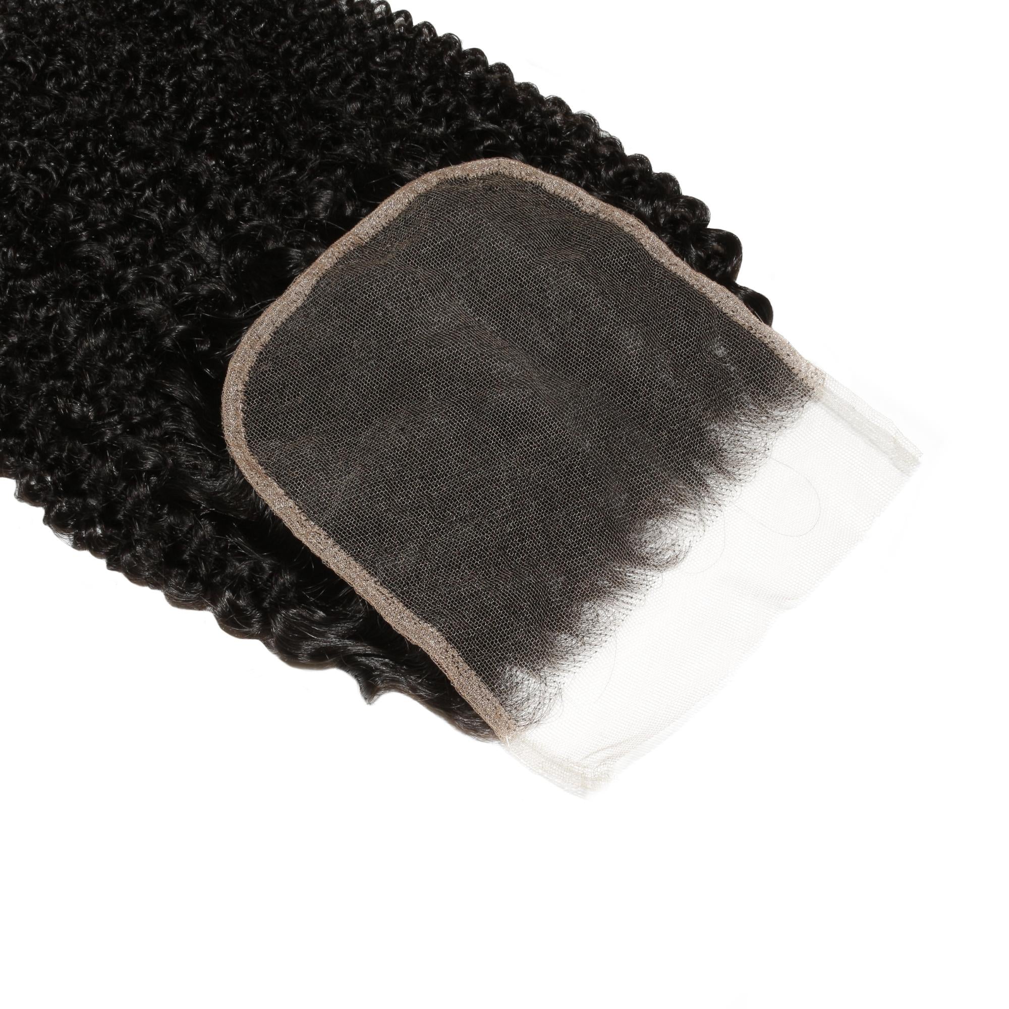 Afro Kinky Curly 5x5 HD Lace 100% Human Hair Closure - Private Label