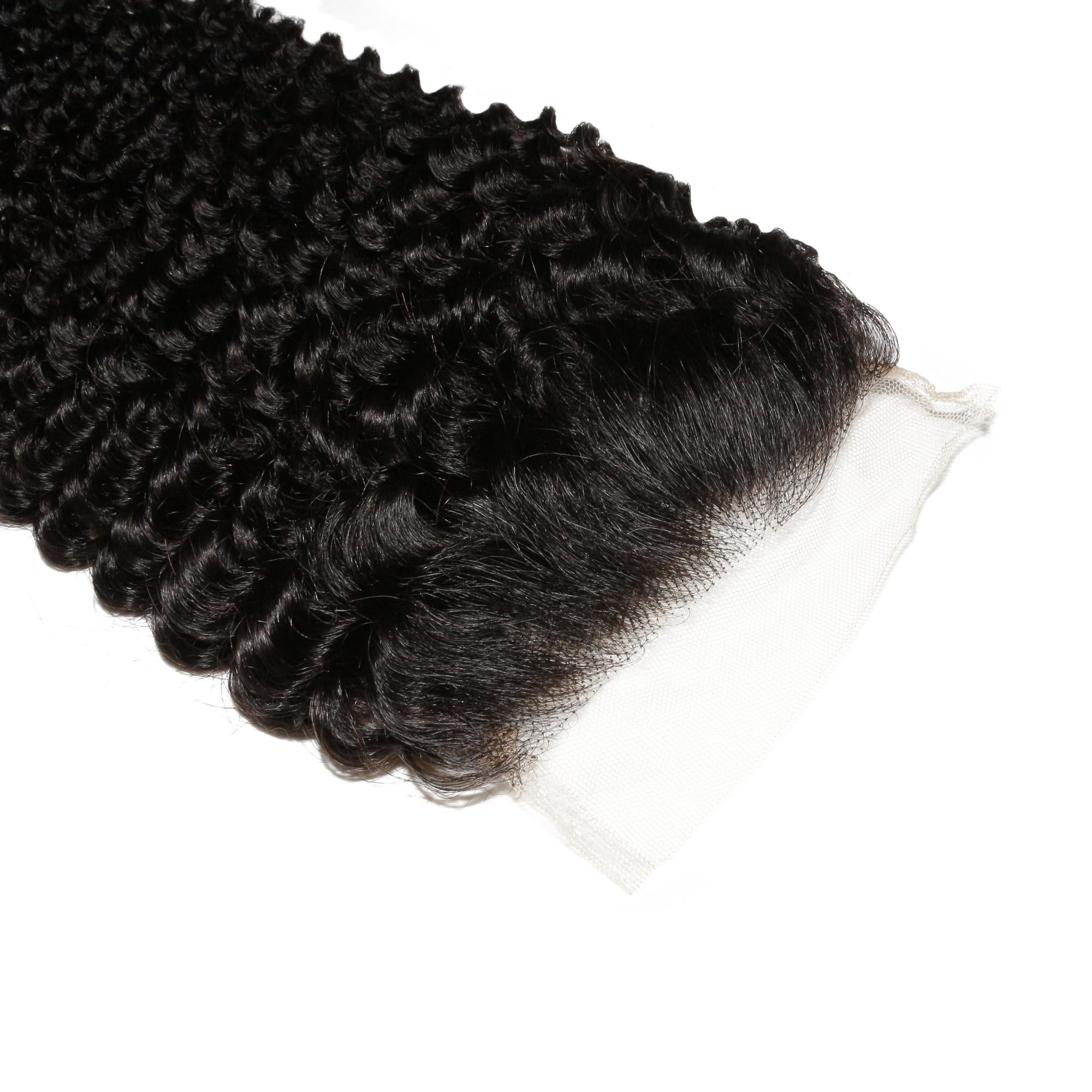 Afro Kinky Curly 5x5 HD Lace 100% Human Hair Closure - Private Label